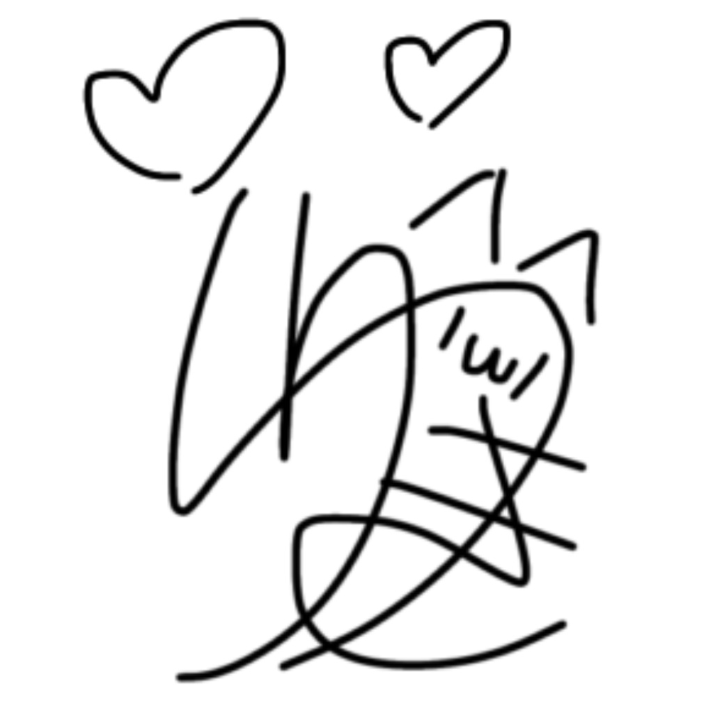 お名前入りサイン色紙