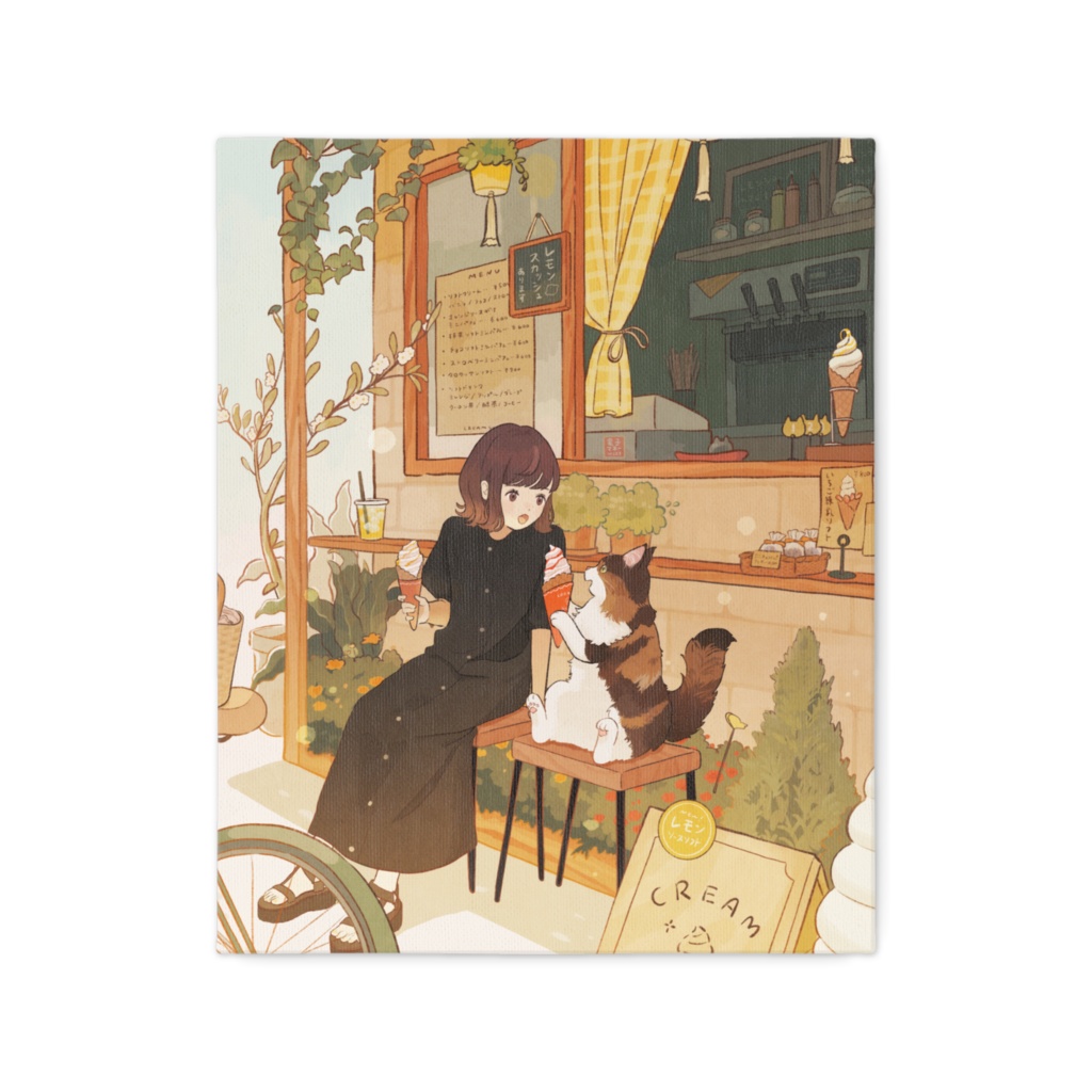 ひとくちどうぞ-キャンバスプリント