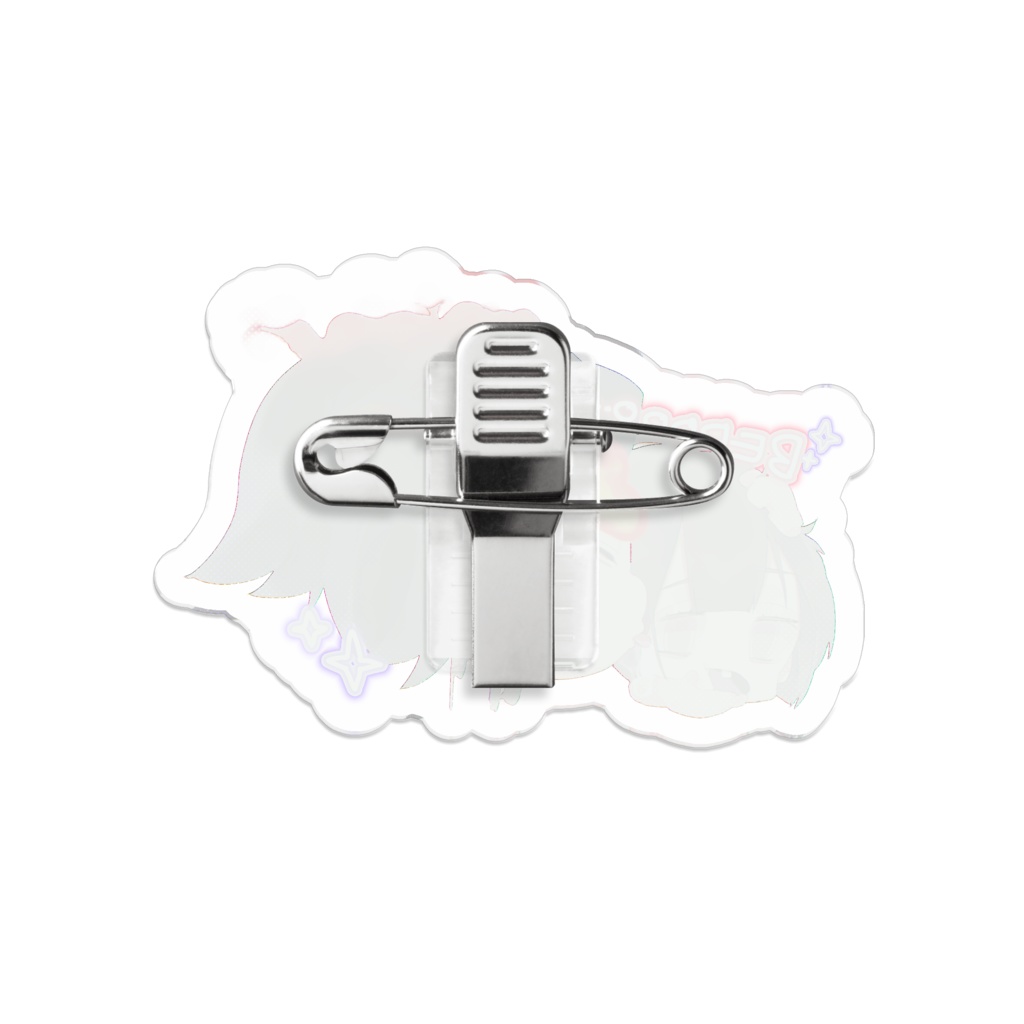 灰坊主のアクリルバッジ