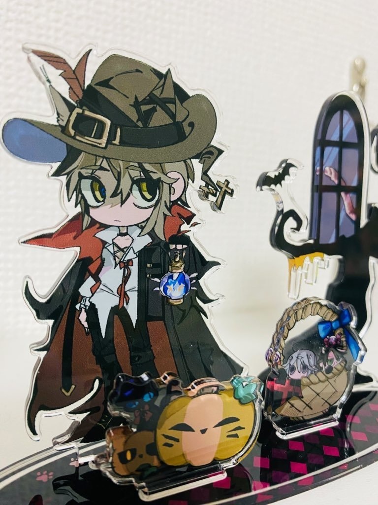 ハロウィーン風古城 アクリルスタンド