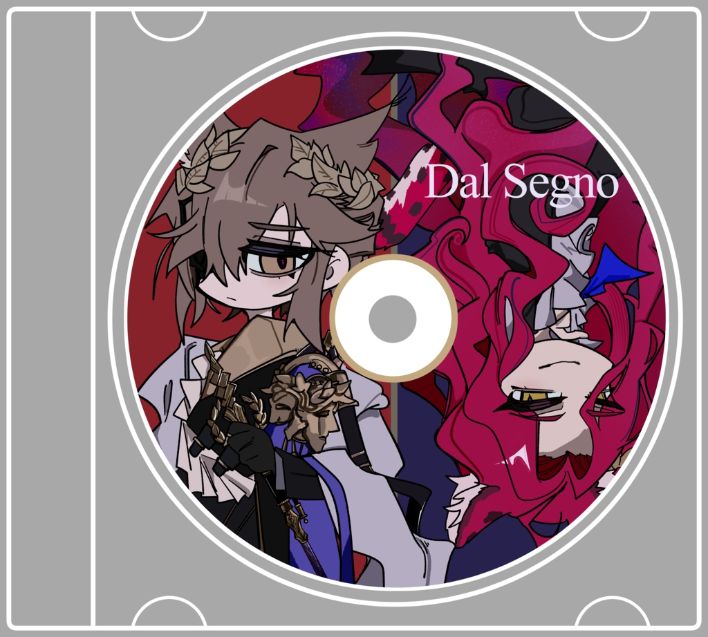 CD風Ｗトラゴーディア　アクリルキーホルダー