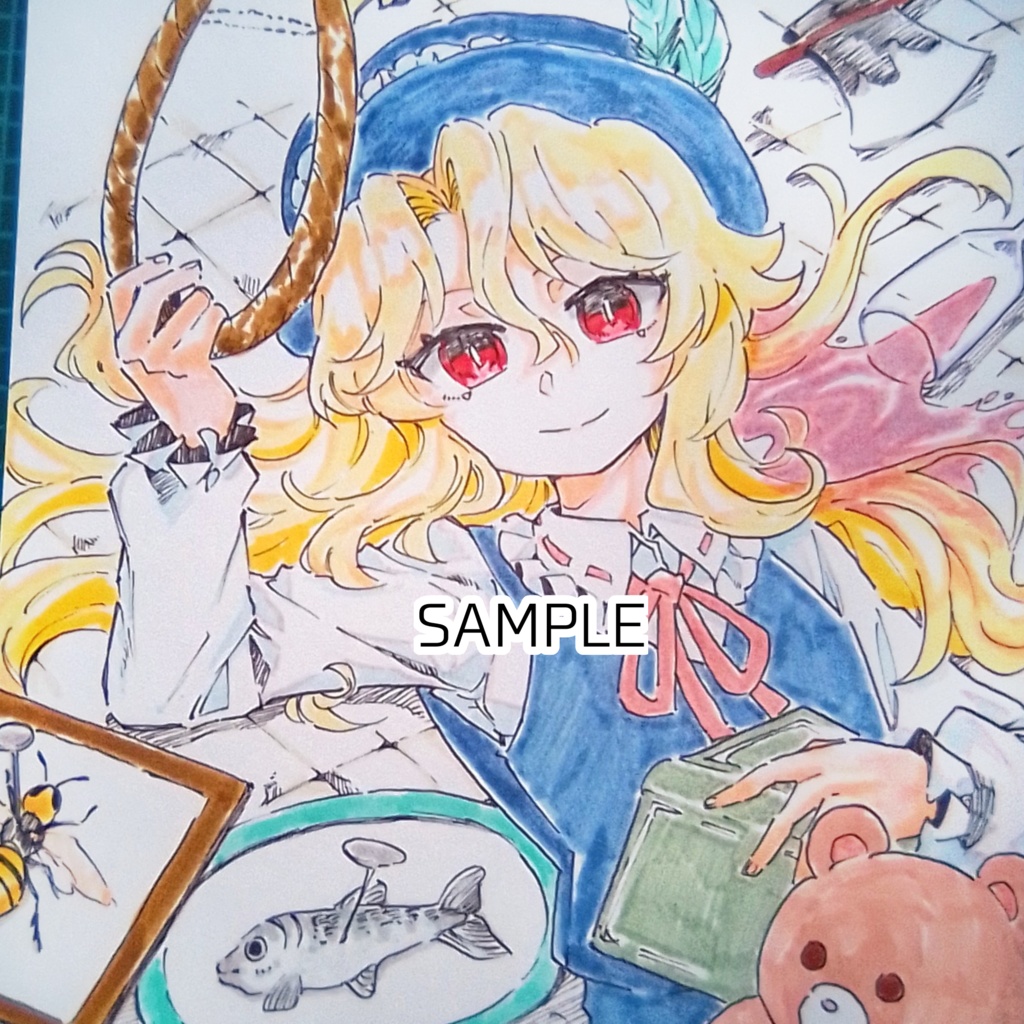 【東方project】手描きセット　ジャケットのあの子