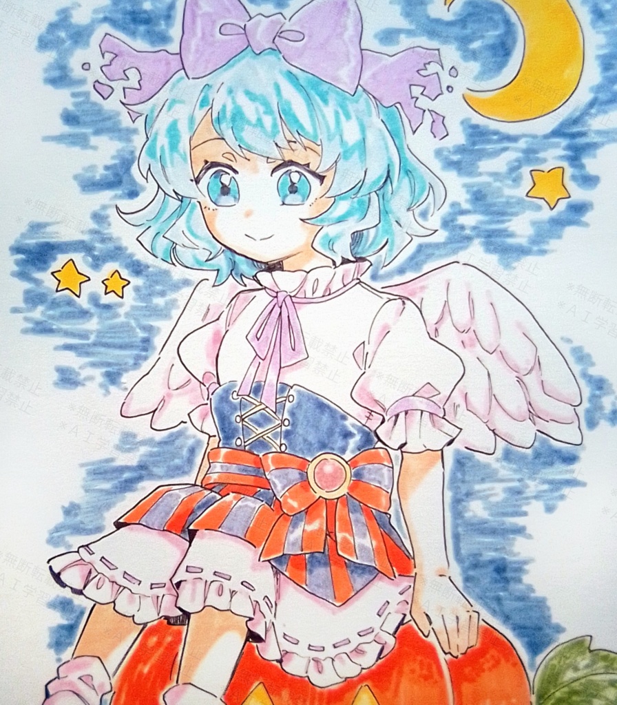 【東方project旧作】手描きイラスト　マイ