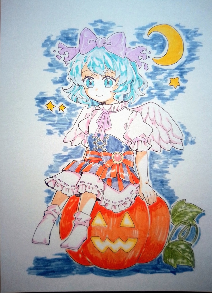 【東方project旧作】手描き マイ ハロウィン風