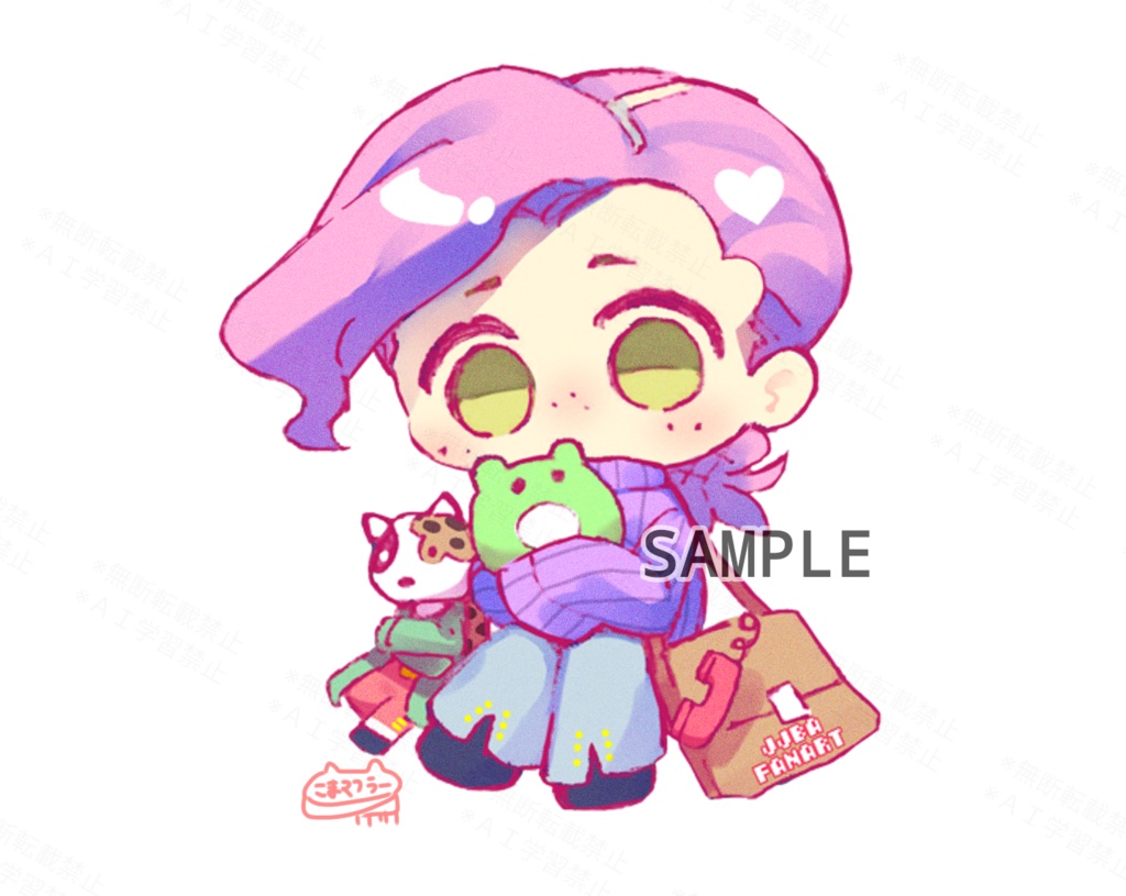 【JJBA】ドッピオ　アクリルバッジ　※クリップ付