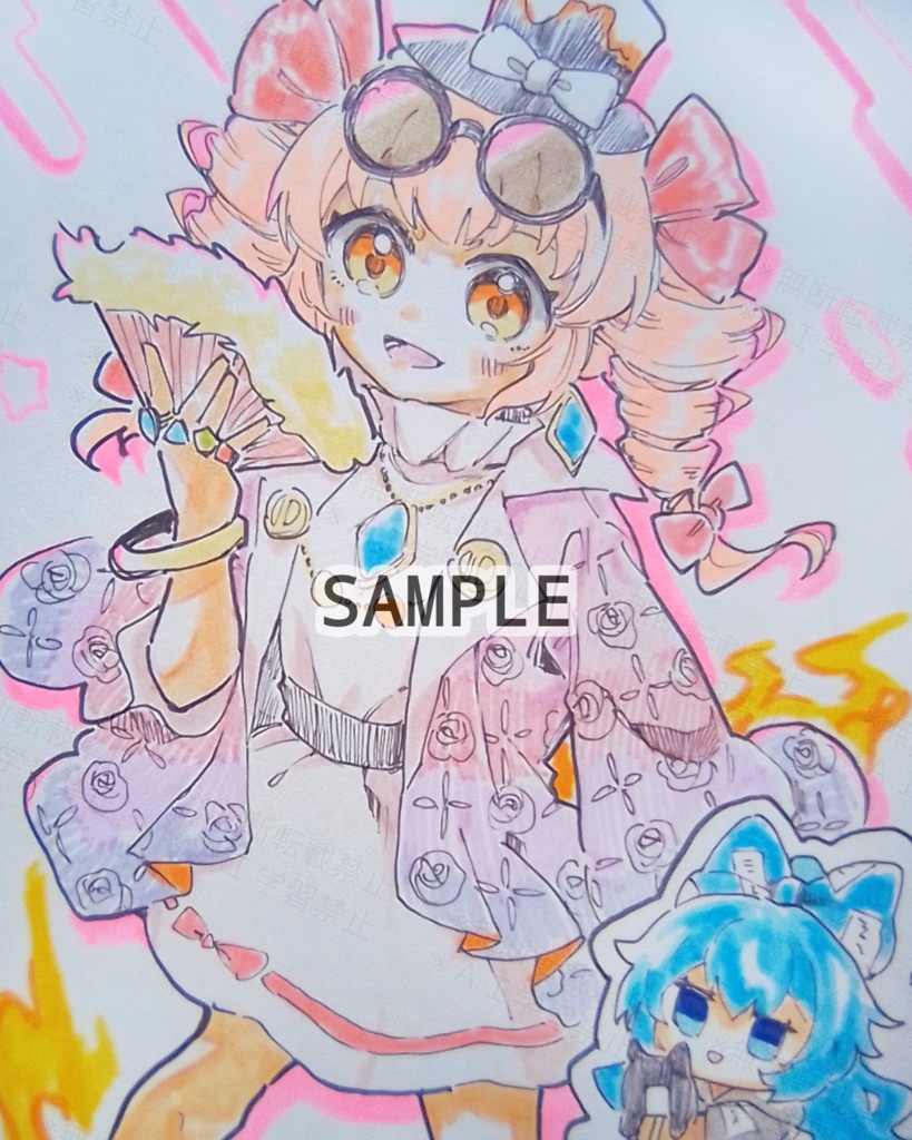 【東方project】手描きイラスト　依神女苑