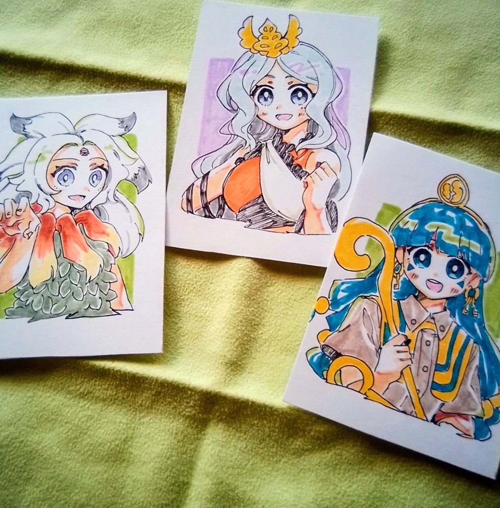 【東方project】手描きイラスト 錦上京セット