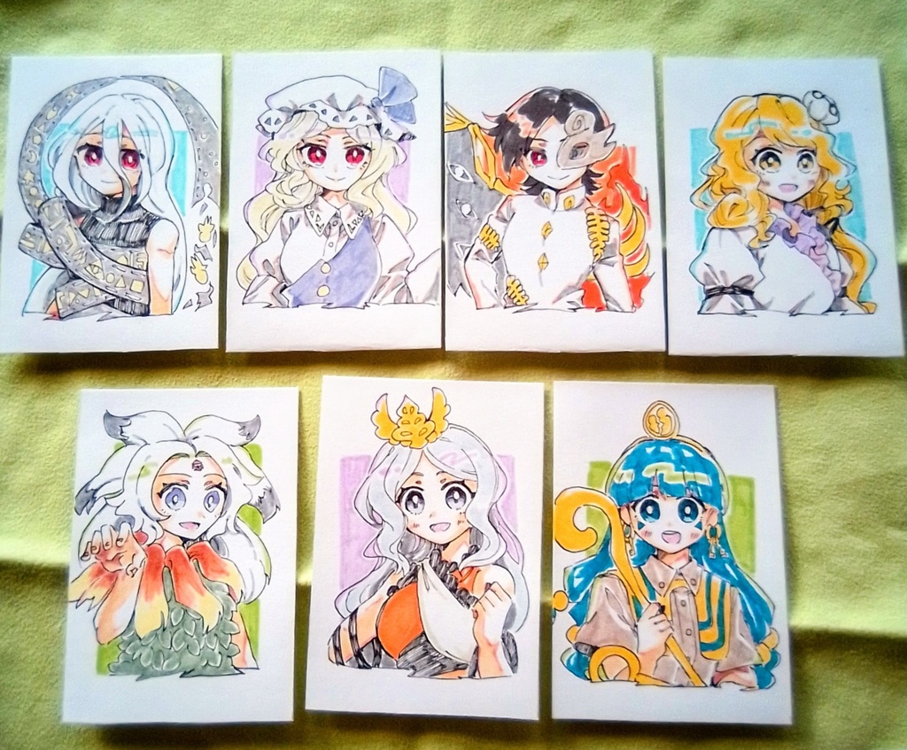 【東方project】手描きイラスト　錦上京セット