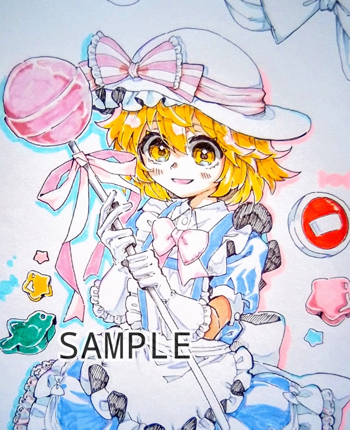 【東方project　旧作】手描きイラスト カナ・アナベラル