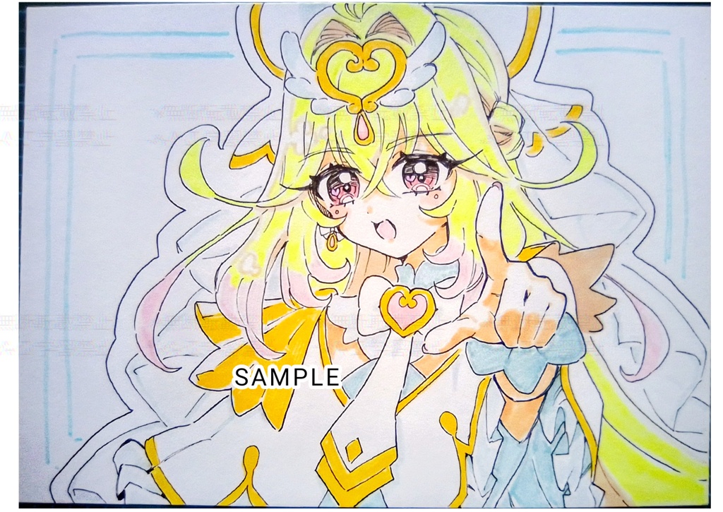 【名探偵プリキュア!】キュアアルカナ 手描きイラスト