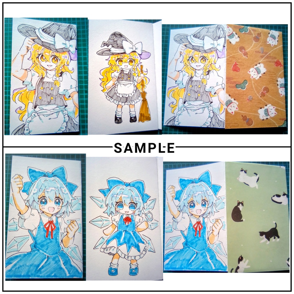 【東方project】手描きイラスト 7名 本風アレンジ