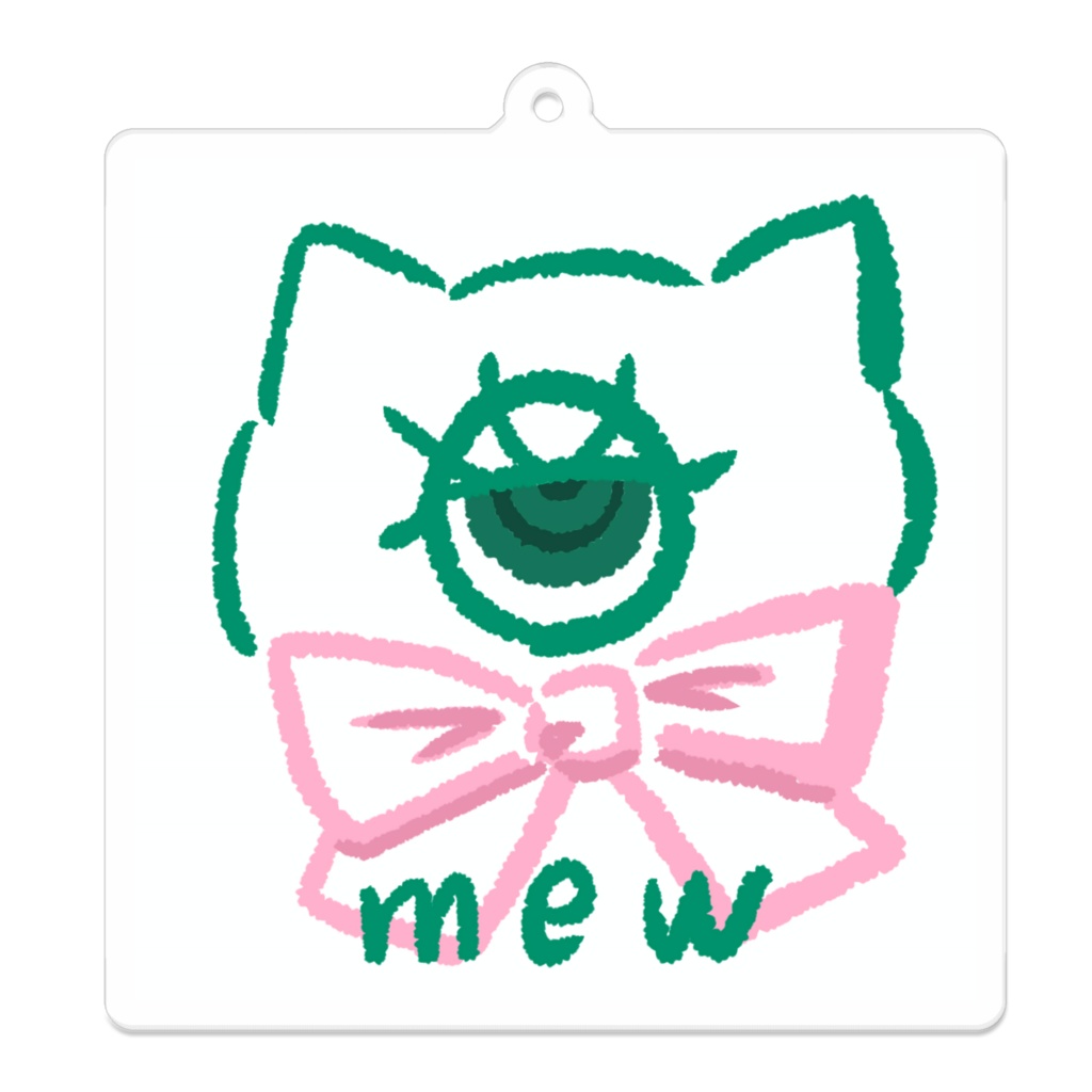 mew  にゃんこアクリルキーホルダー