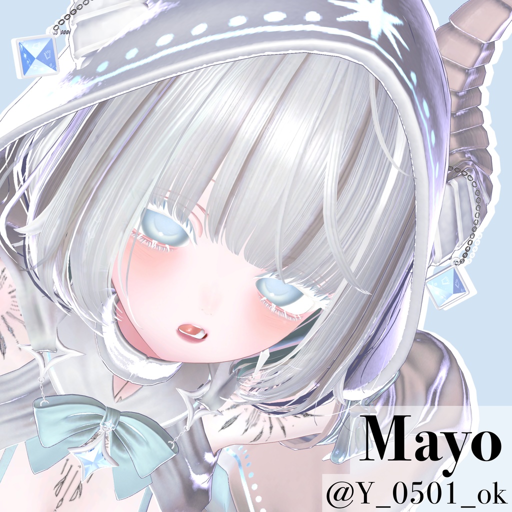 【5アバター対応】🤍White Lashes Make🤍