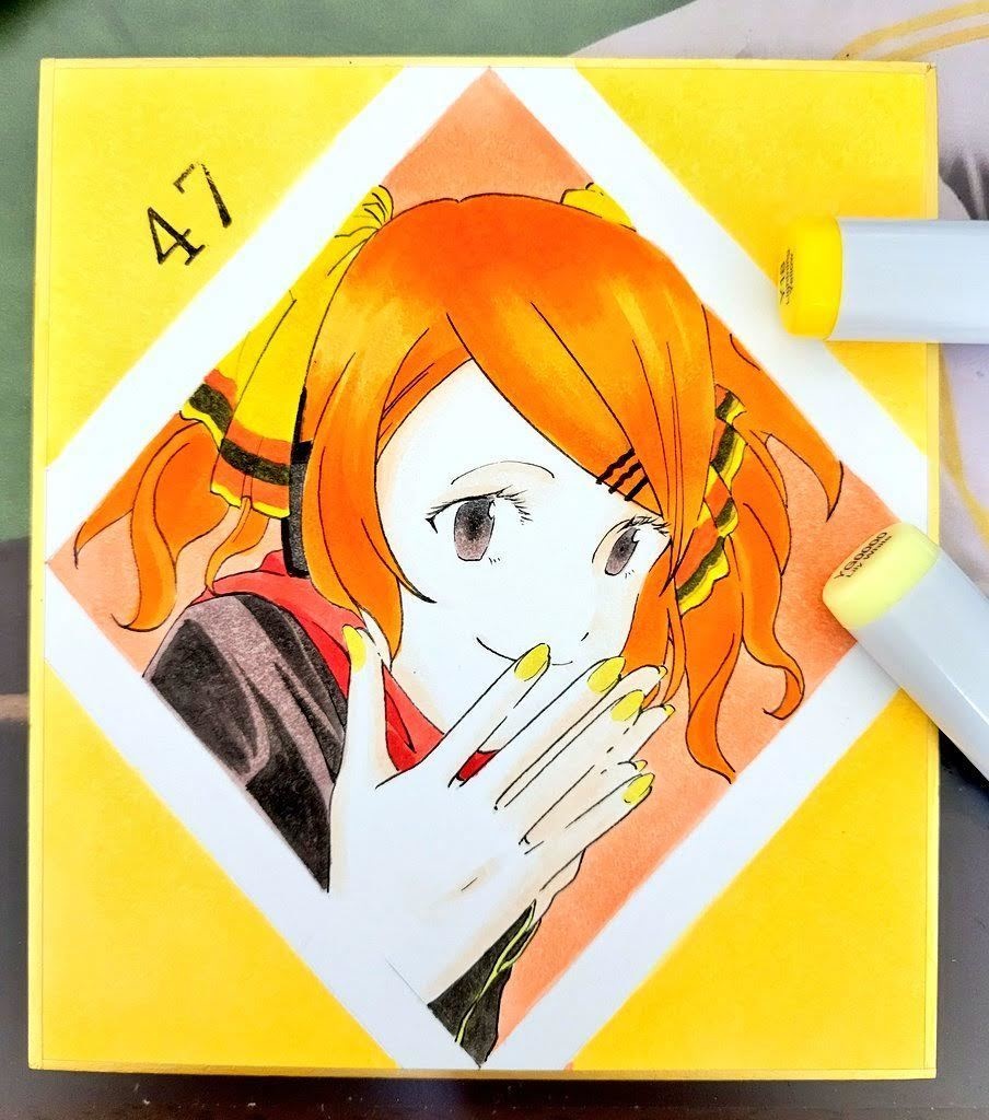 【色紙】三条なつめ