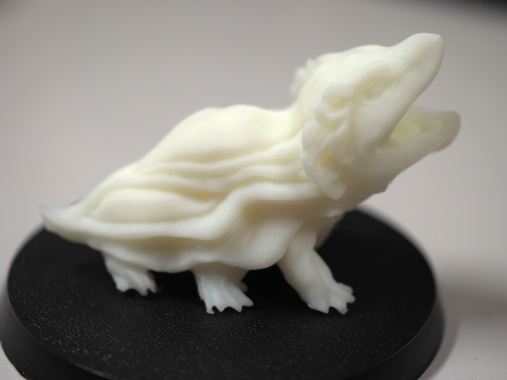 『シーサー亀』怪獣ミニチュア(未塗装品)