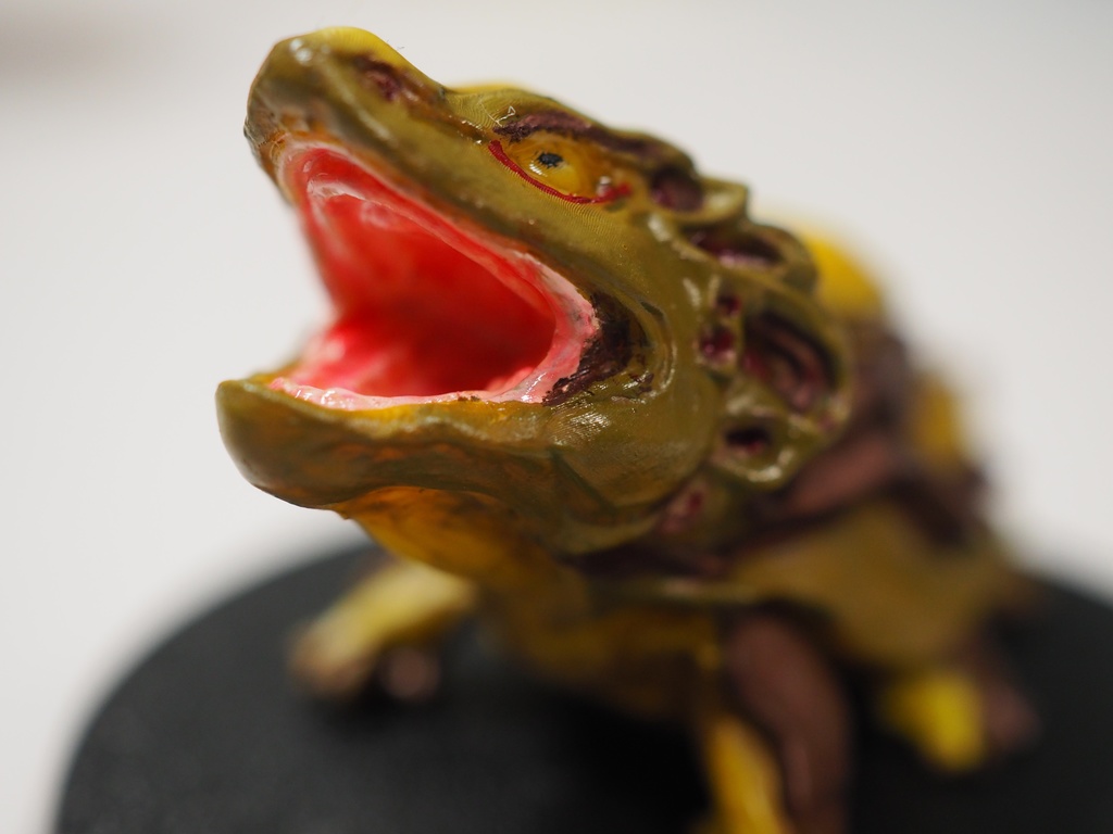 『シーサー亀』怪獣ミニチュア(未塗装品)