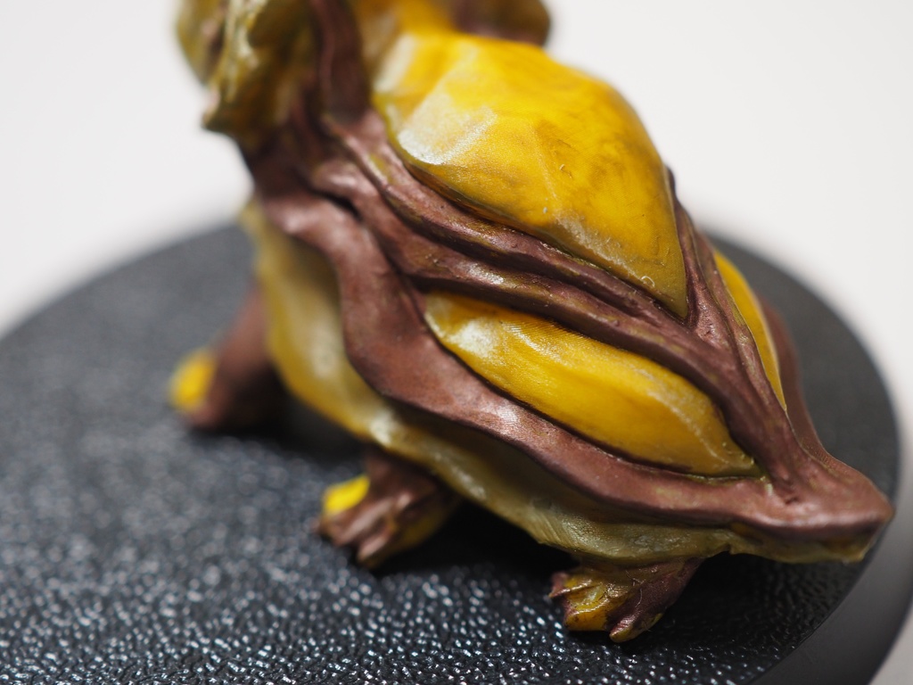 『シーサー亀』怪獣ミニチュア(未塗装品)