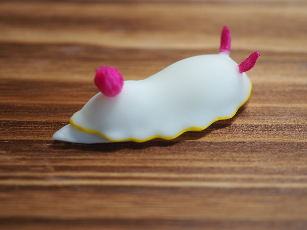 【3Dプリンター初心者さんでも安心】『ウミウシの箸置き』3Dモデル STLファイル(サポート付きあり)