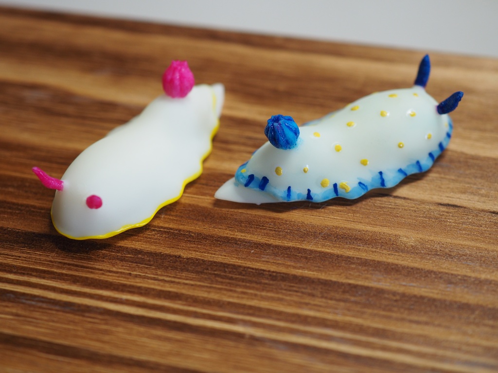 【3Dプリンター初心者さんでも安心】『ウミウシの箸置き』3Dモデル STLファイル(サポート付きあり)