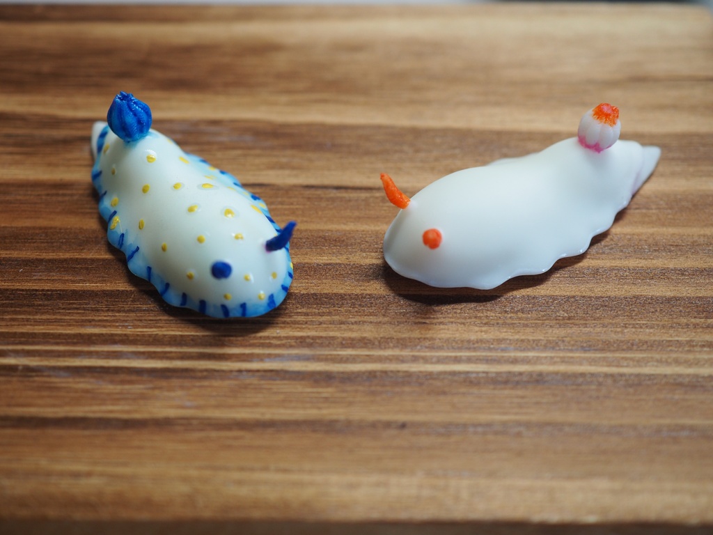 【3Dプリンター初心者さんでも安心】『ウミウシの箸置き』3Dモデル STLファイル(サポート付きあり)
