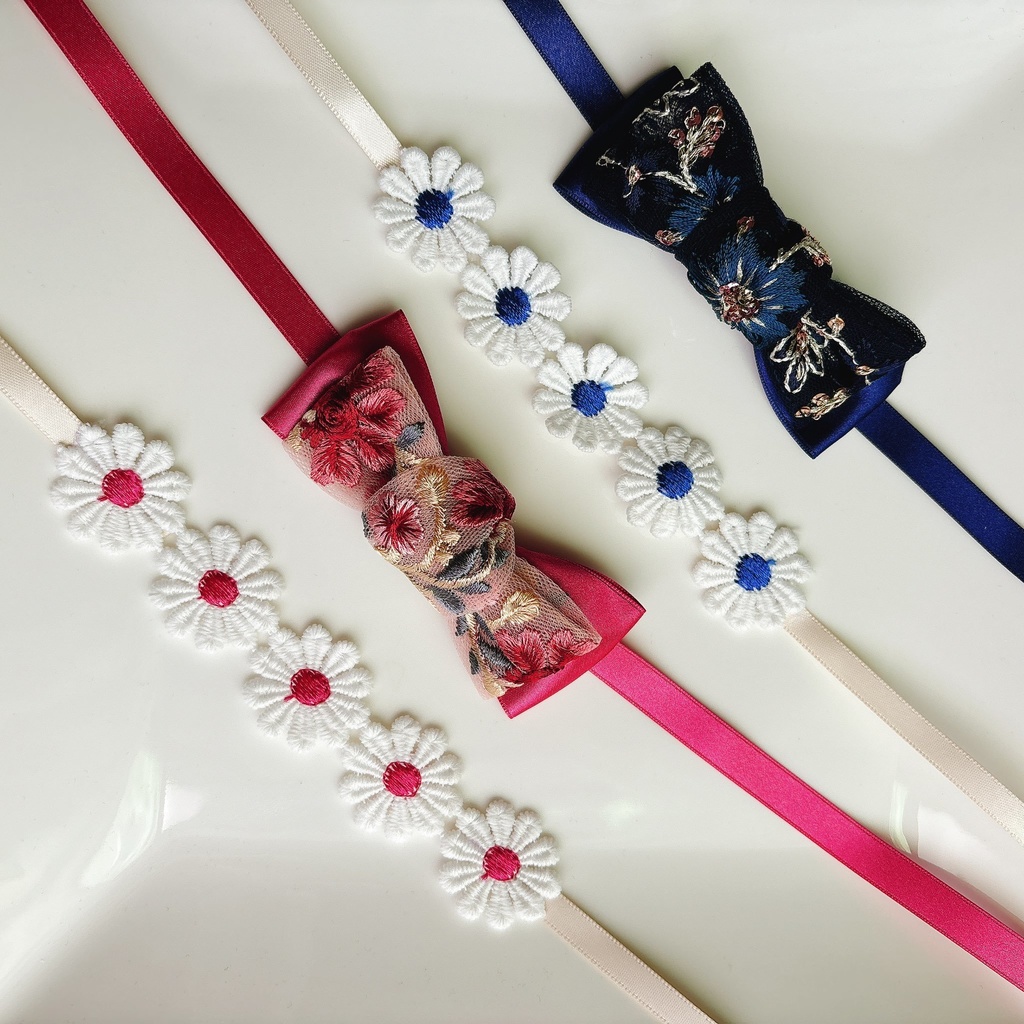 リボン+チョーカー