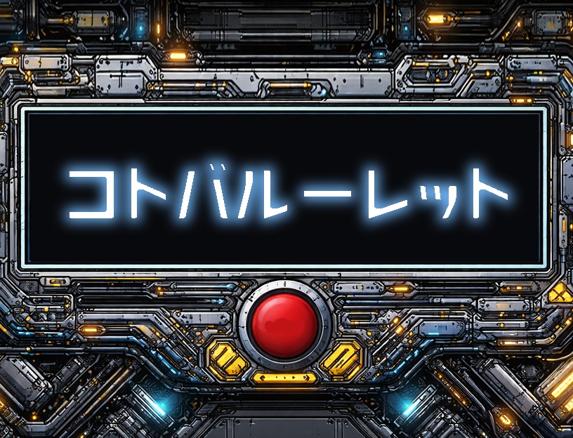 言葉ルーレット(Ver 1.3)- 配信・企画の「次」を決める、着せ替えルーレットツール