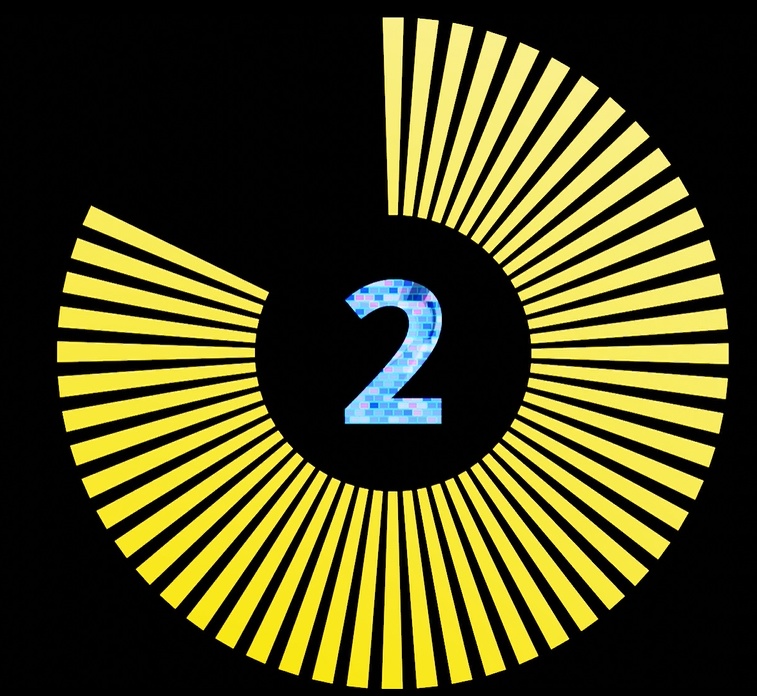 エフェクト動画素材・カウントダウン3