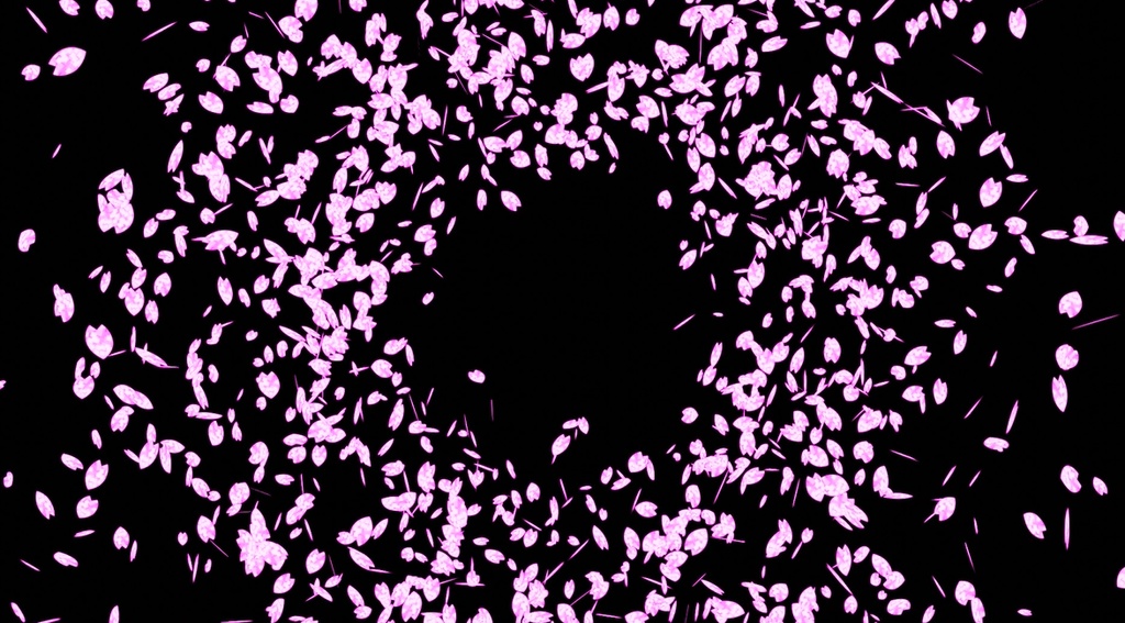 エフェクト素材・桜華嵐