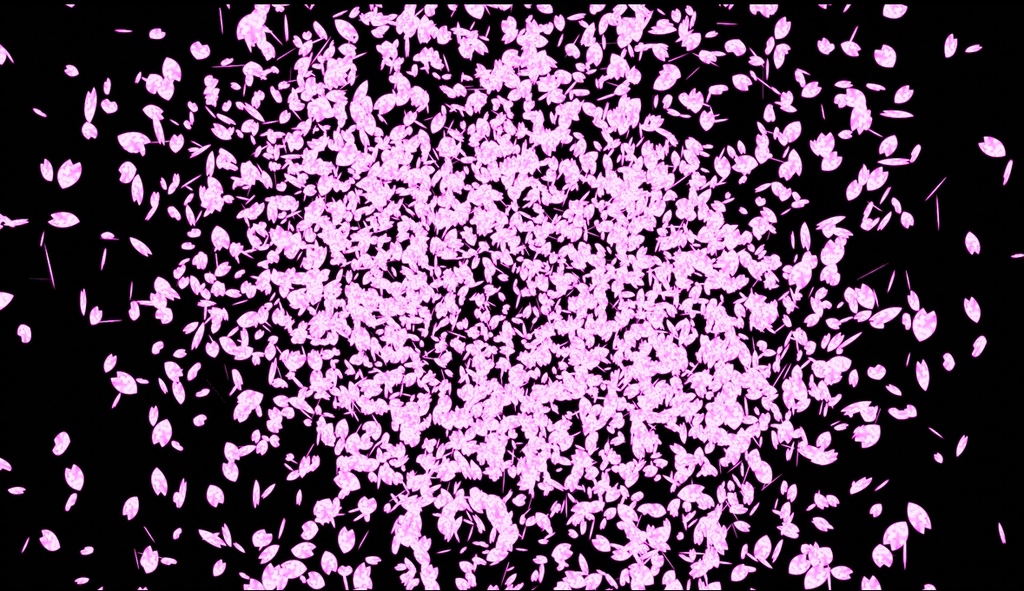 エフェクト素材・桜華嵐
