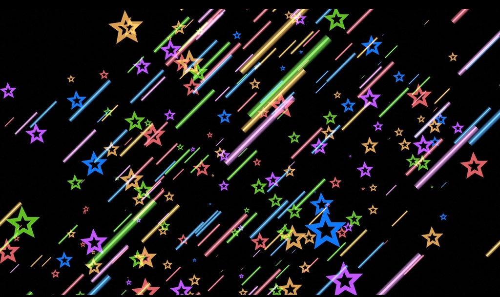 エフェクト素材・ファイブスターフォール