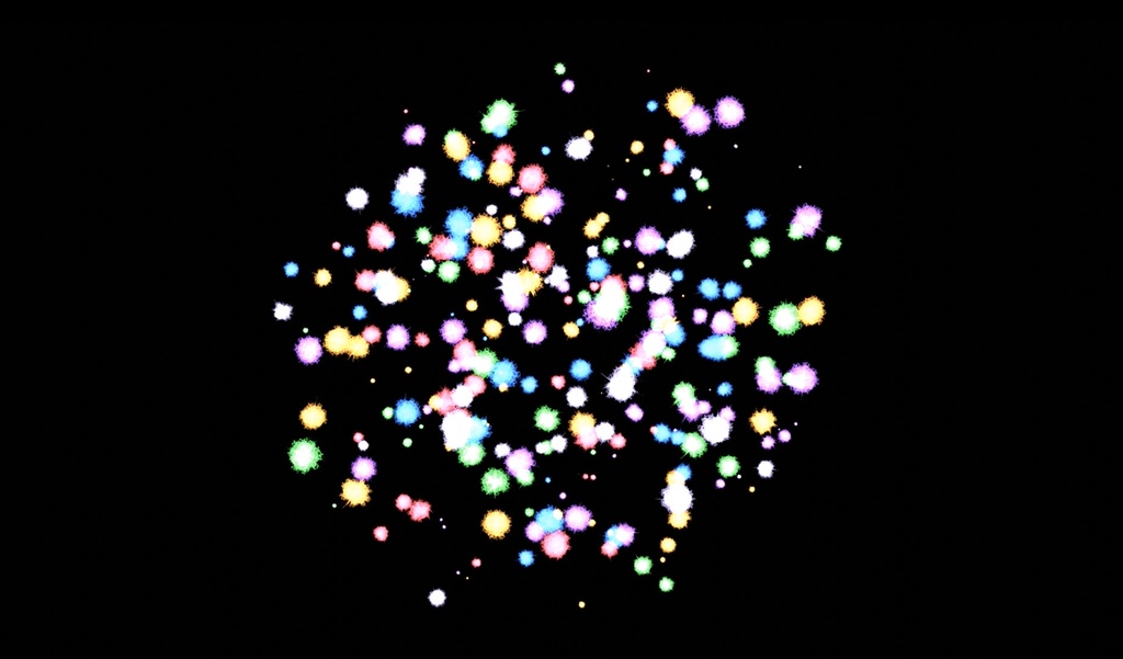 エフェクト素材・エレメンタルバーストレイフラッシュ(全方位拡散型)