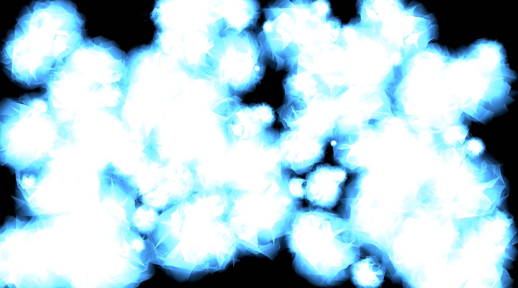 エフェクト素材・ブルーフォトンレイフラッシュ