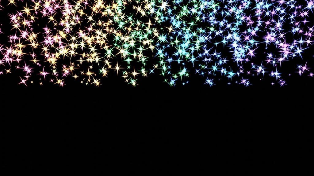 エフェクト素材・レインボーフラッシュカットイン