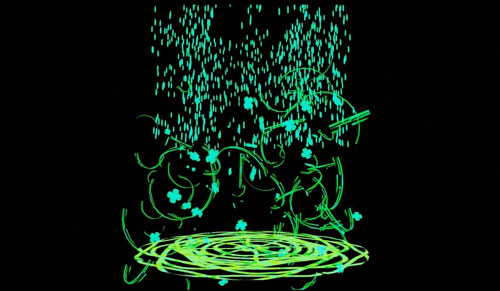 エフェクト素材・クローバーヒール