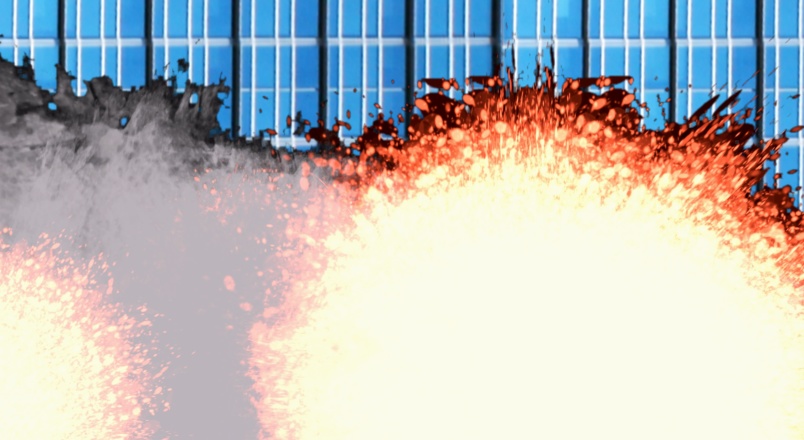 エフェクト素材・グレネードバーンフラッシュ(火薬・閃光・煙幕式)