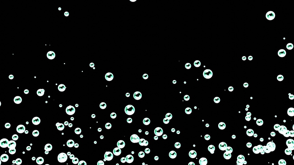 エフェクト素材・バブルフロー