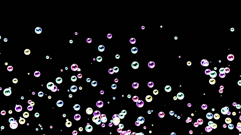 エフェクト素材・バブルフロー