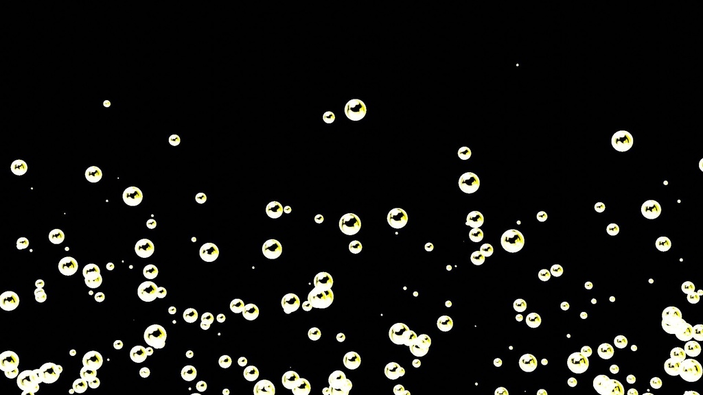 エフェクト素材・バブルフロー