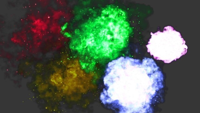 エフェクト素材・チェーンボムバースト