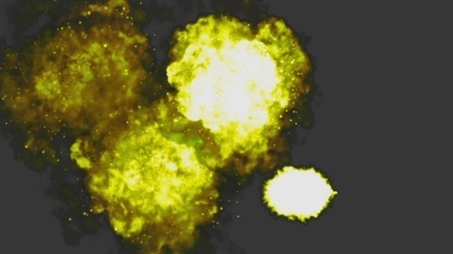 エフェクト素材・チェーンボムバースト