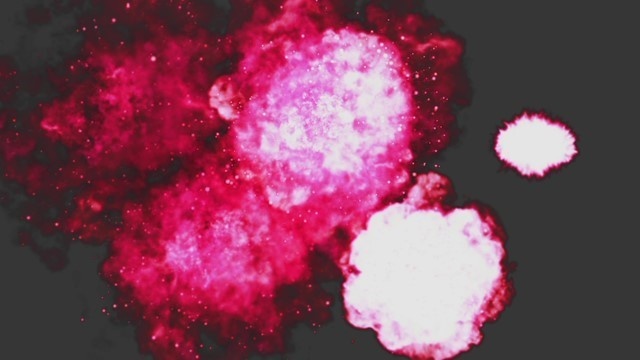 エフェクト素材・チェーンボムバースト