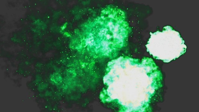 エフェクト素材・チェーンボムバースト