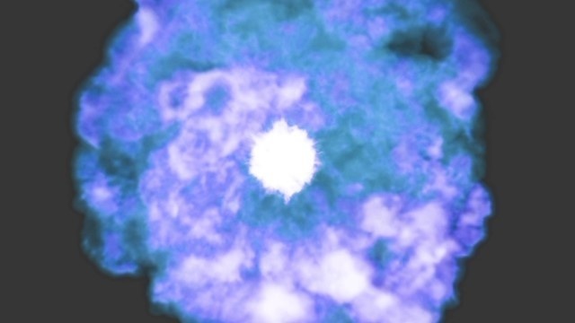 エフェクト素材・大火炎爆発