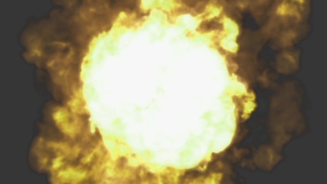 エフェクト素材・大火炎爆発