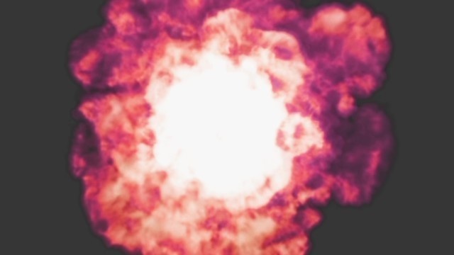 エフェクト素材・大火炎爆発