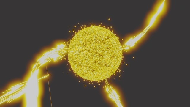 エフェクト素材・チャージスフィアバースト