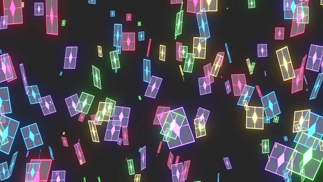 エフェクト素材・マジックカードスローフロー