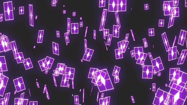 エフェクト素材・マジックカードスローフロー