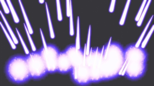 エフェクト素材・レーザーバレットフォールブラスト