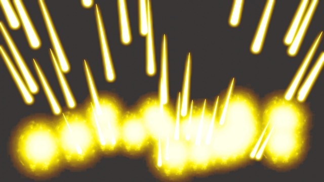 エフェクト素材・レーザーバレットフォールブラスト